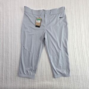 Nike Vapor Select 2 Women's Softball Pants Gray Grey XL HF7745-052 NEW NWT